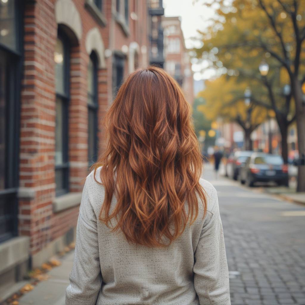 Pumpkin Spice With Brown Highlights