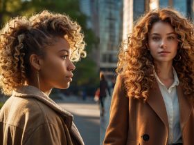 honey brown curls