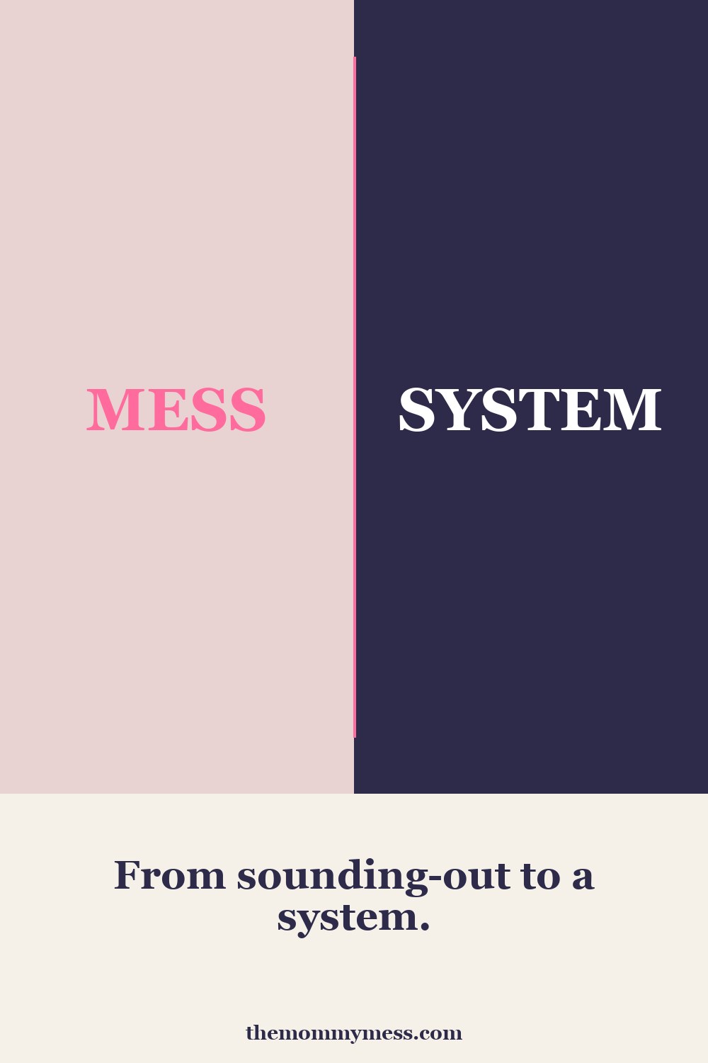Sight Words Printable — mess vs. system brand pin