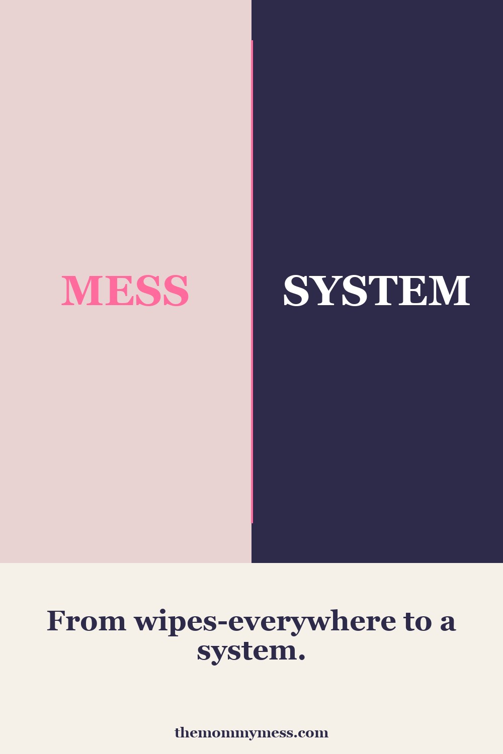 Free Printable Cleaning Schedule — mess vs. system brand pin